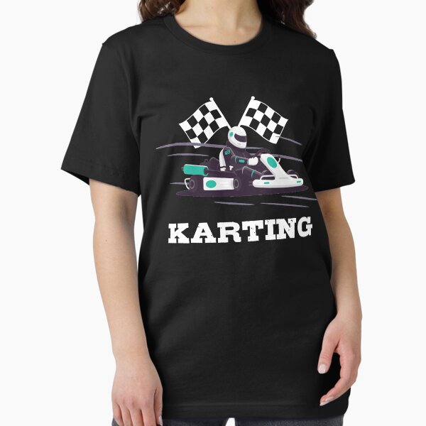 Maglietta Go Kart Racing - Cotone/Poliestere, Uomo E Donna, Per Appassionati Di Motorsport - Foto 3