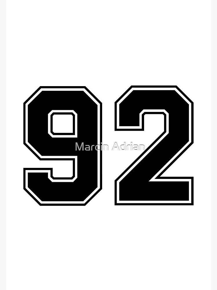 09 American Football Classic Vintage Sport Jersey Number in black number on  white background for american football, baseball or basketball Hardcover  Journal for Sale by Marcin Adrian