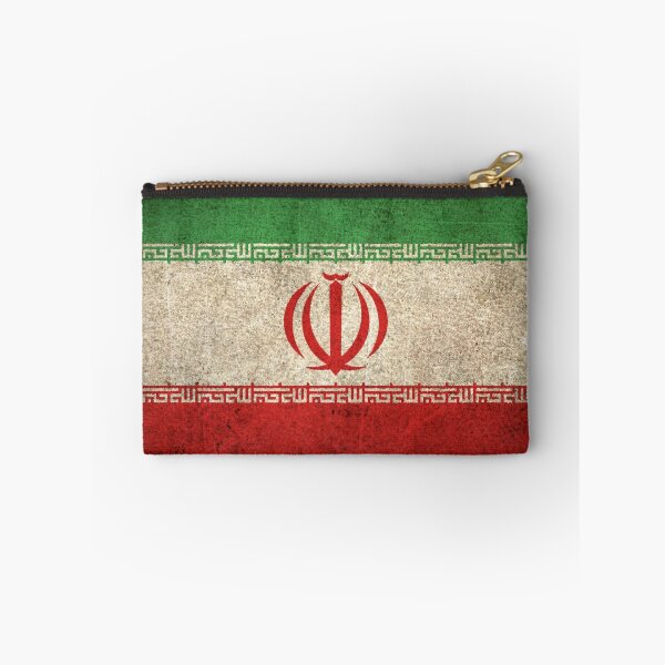 Item preview, Old and Worn Distressed Vintage Flag of Iran designed and sold by JeffBartels.