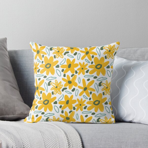 Item preview, "Happy Yellow Flower Field", pattern designed and sold by Sofi Loshak.