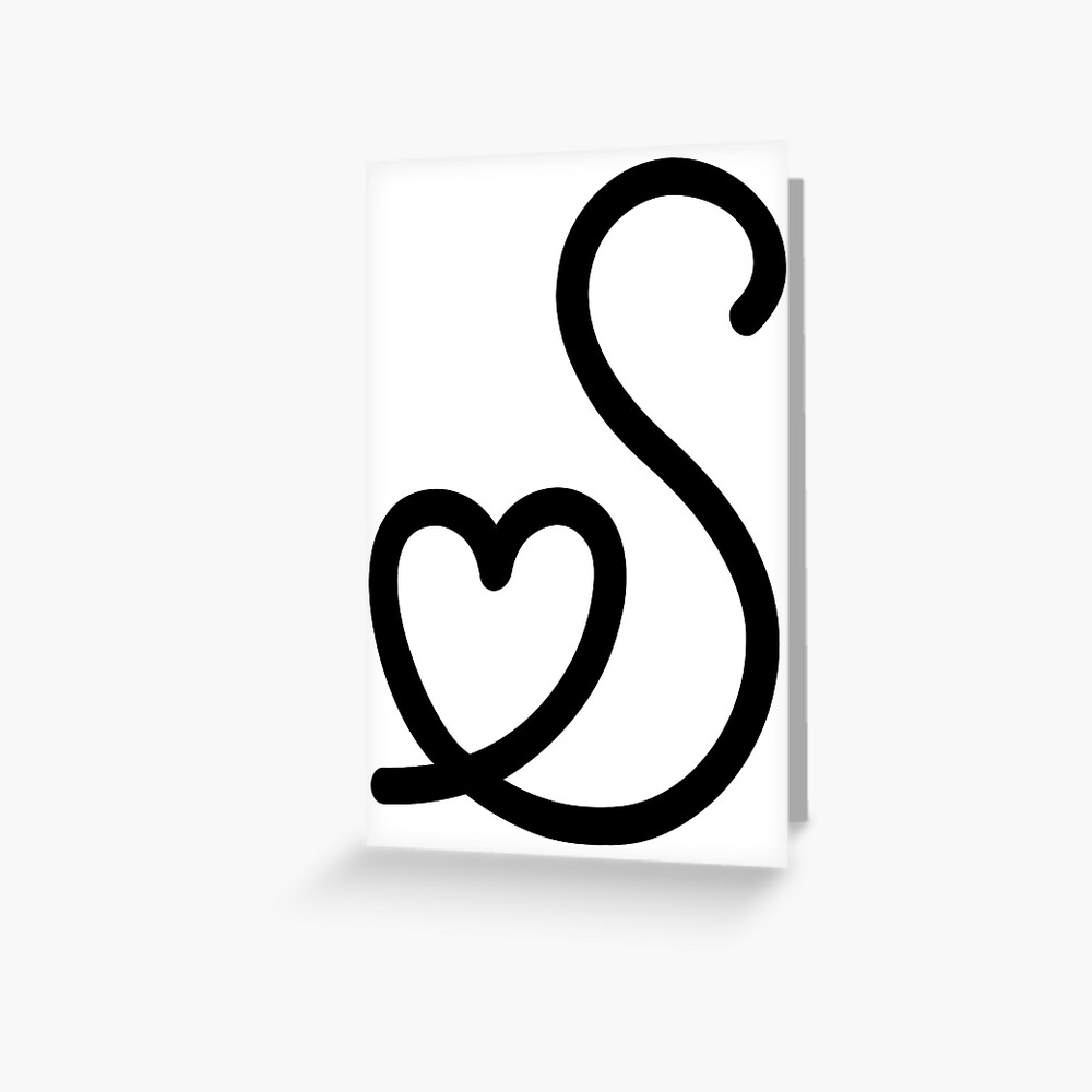 Love-Heart Letter S