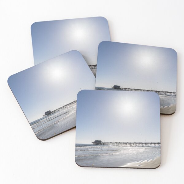 Item preview, Sunshiny SoCal Ocean Glow at the Newport Beach Pier designed and sold by Georgia Mizuleva.