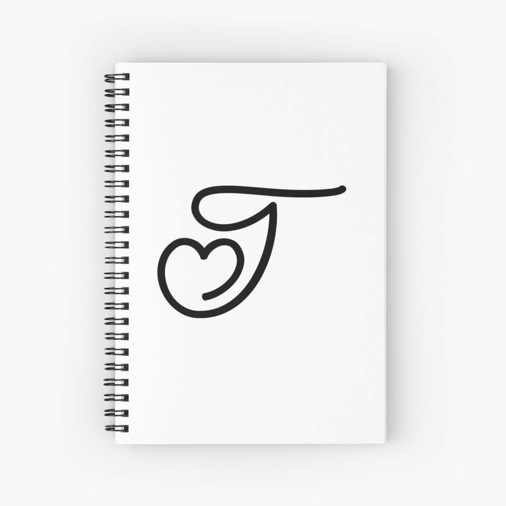 Love-Heart Letter T