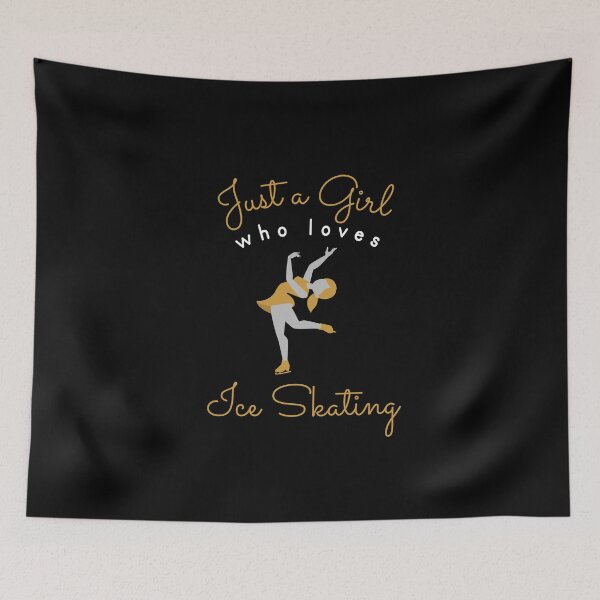 Item preview, Just A Girl Who Loves Ice Skating  designed and sold by MooonTees.