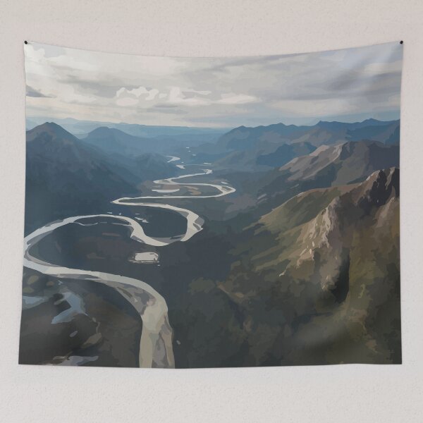 Item preview, The River in the Valley designed and sold by Henrik Gulliksen Schüller.