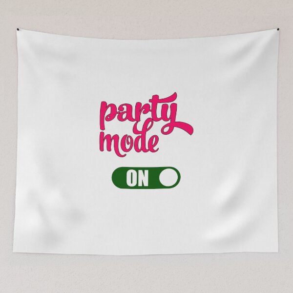 Item preview, Party Mode On - Celebration Shirt designed and sold by noveltytshirts.