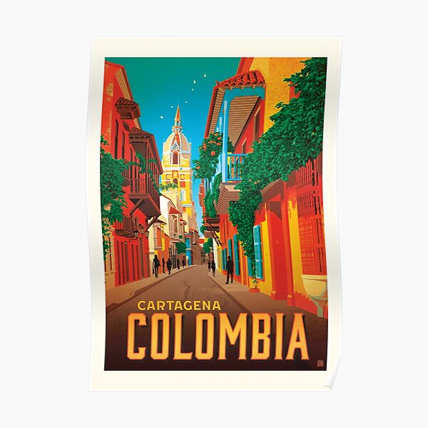 Colombia Cartagena Poster