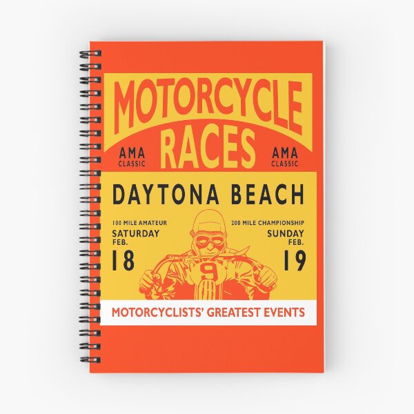 Item preview, Motorcycle Races Daytona Beach designed and sold by rogue-design.