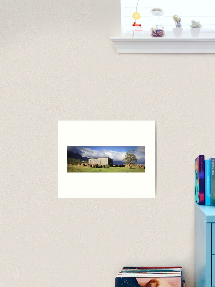 Thumbnail 1 of 3, Art Print, Hayshed on the Hill # 2 designed and sold by Tim Wootton.