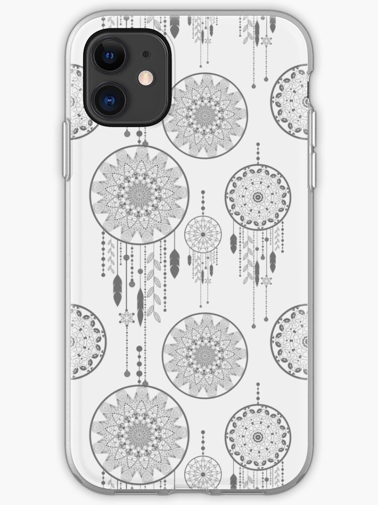 Seamless vector illustration with dream catchers iPhone 11 case Seamless vector illustration with dream catchers iPhone 11 case