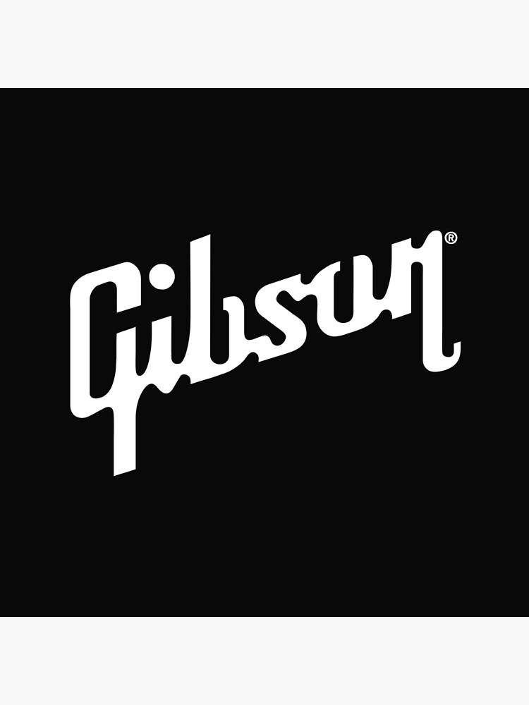 Gibson Logo Art Board Print By Fulltime Redbubble