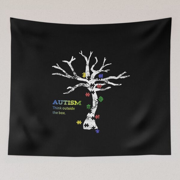 Item preview, Autism Think Outside Support Awareness Adult Gift designed and sold by Pubi.