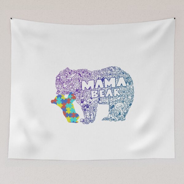 Item preview, Autism Mama Bear Autistic Child Awareness Day Gift designed and sold by Pubi.
