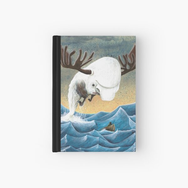 The search for the Moose Whale Hardcover Journal