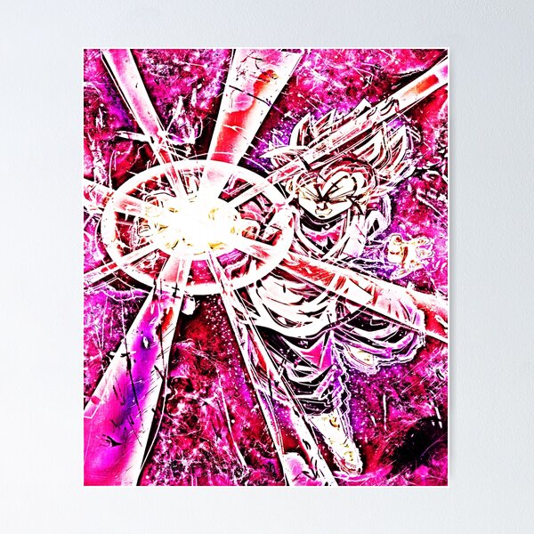 Dragon Ball Poster Goku Black SSJ Rose w/energy weapon 12in x18in Free  Shipping