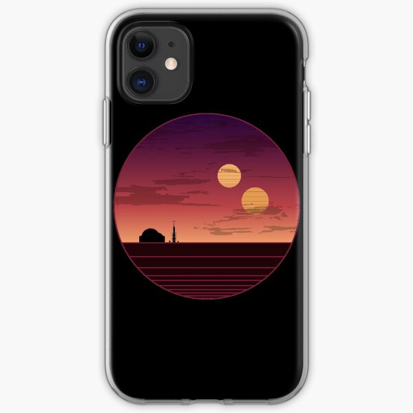 The Binary Sunset iPhone Soft Case