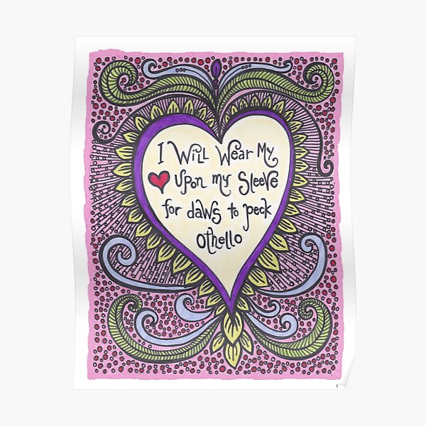 I Will Wear My Heart Poster