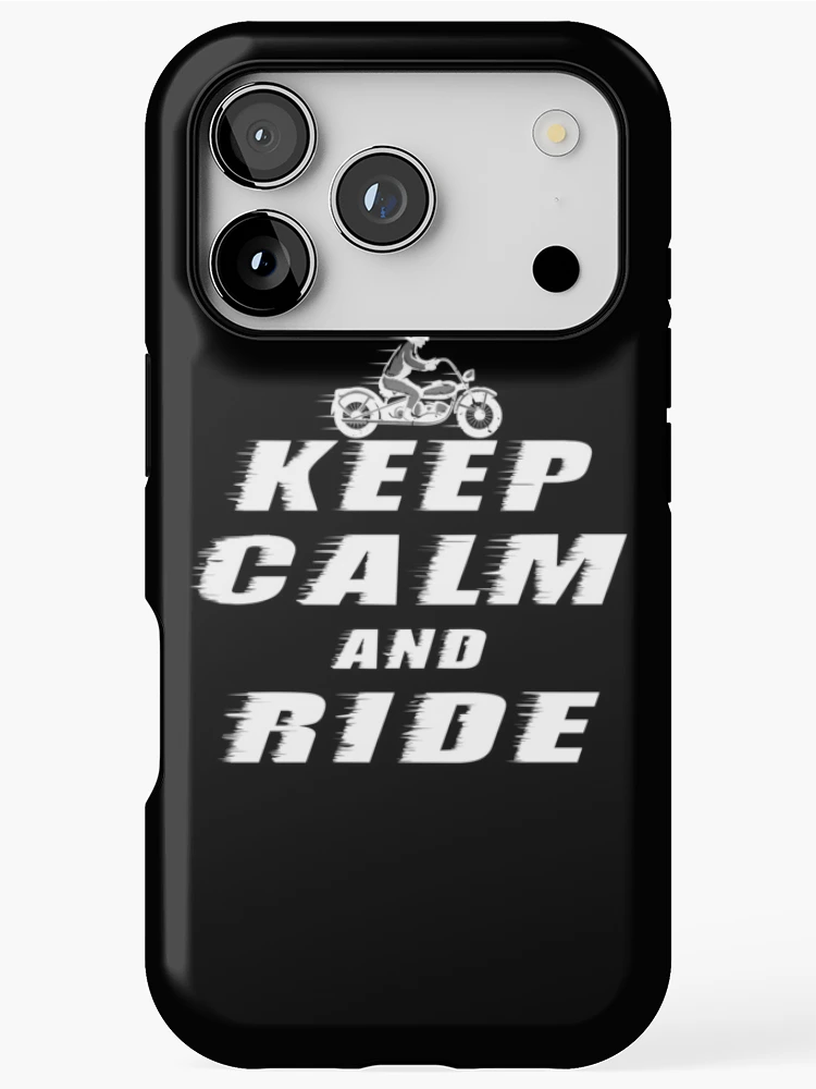 Thumbnail 1 of 4, iPhone Case, Keep Calm And Ride designed and sold by SmartStyle.