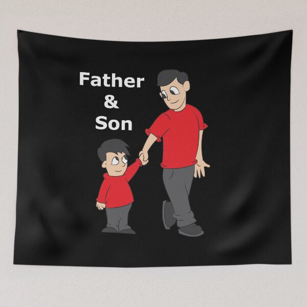 Item preview, Father and son go hand in hand designed and sold by Mohja-Design.
