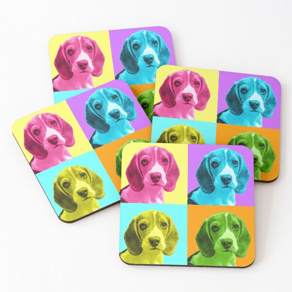 Item preview, Beagle dog pop art designed and sold by Delphimages Art.