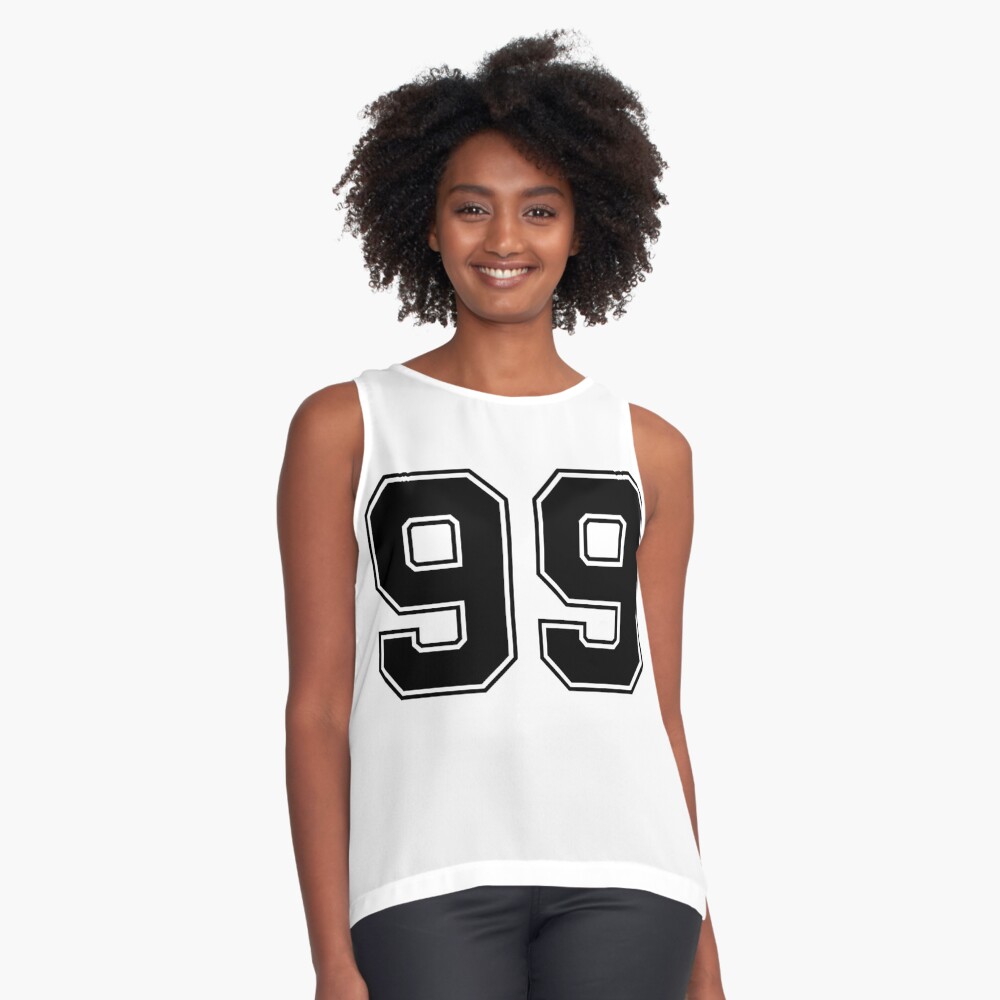 98 American Football Classic Vintage Sport Jersey Number in black number on  white background for american football, baseball or basketball Sticker for  Sale by Marcin Adrian