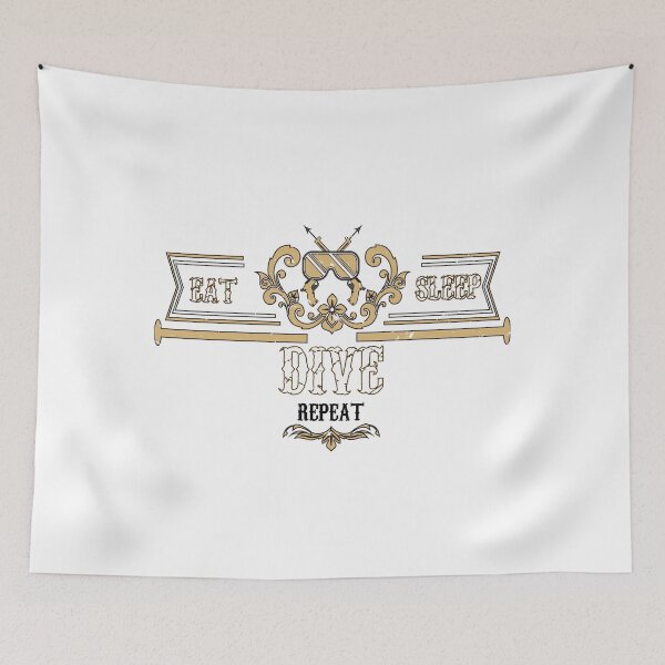 Item preview, Eat, sleep, dive, repeat - Scuba Diving - Diver designed and sold by AndiHK.