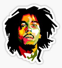 Pegatina Bob Marley Art