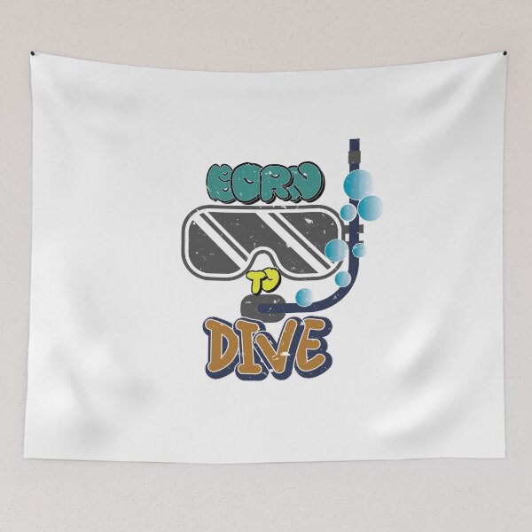 Item preview, Born to Dive - Scuba Diving - Diver designed and sold by AndiHK.