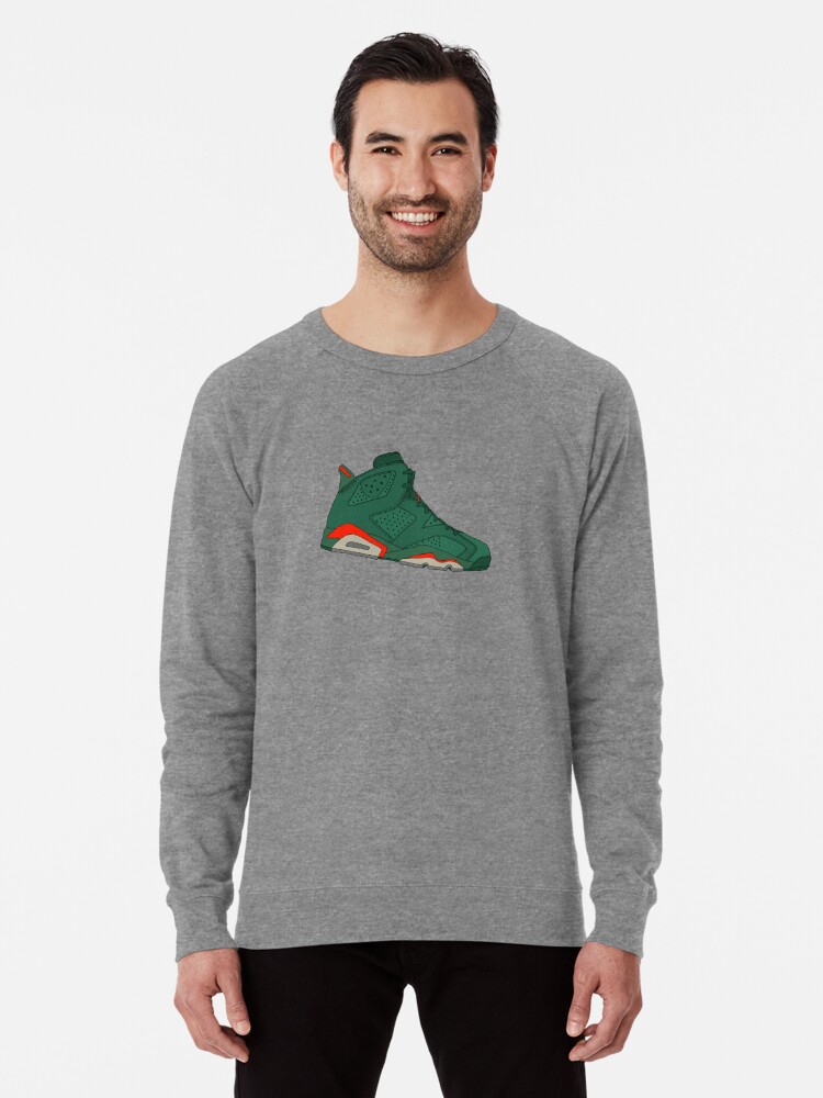 Jordan 6 Retro Gatorade Green Lightweight Sweatshirt for Sale by Dylan Rogers Redbubble