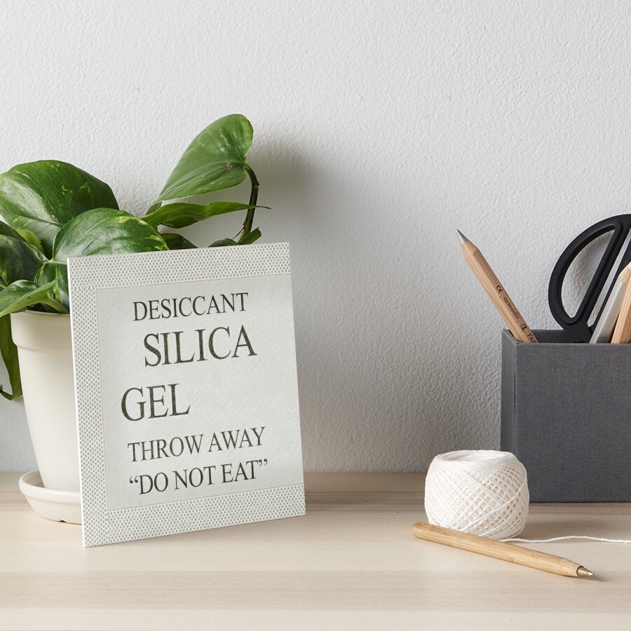 Silica Gel Packet Throw Pillow  Home Decor at Friends NYC in Brooklyn