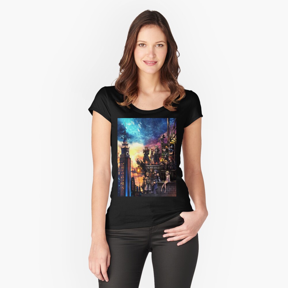 Vista previa del artículo con la obra «Camiseta entallada de cuello ancho», diseñado y vendido por cluper.