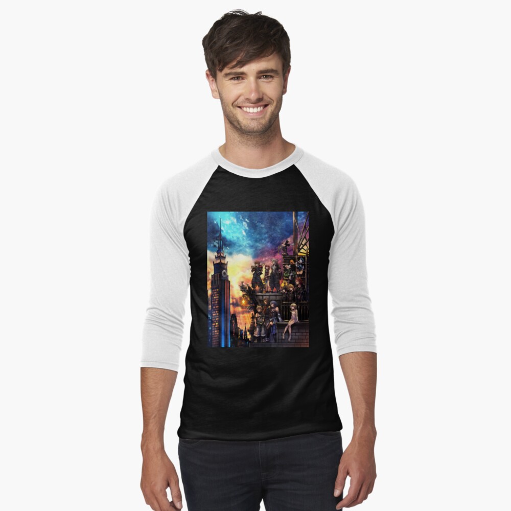 Vista previa del artículo con la obra «Camiseta ¾ estilo béisbol», diseñado y vendido por cluper.