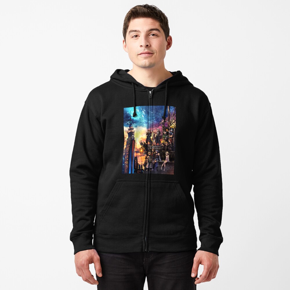 Vista previa del artículo con la obra «Sudadera con capucha y cremallera», diseñado y vendido por cluper.