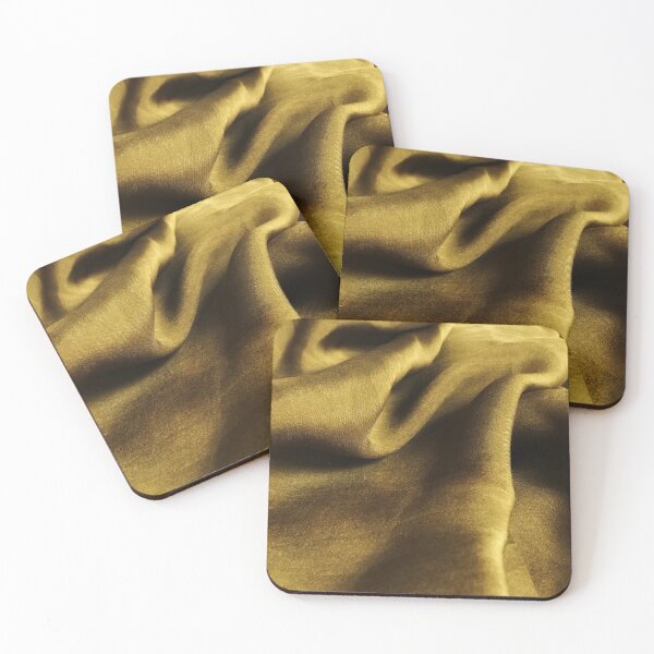 Item preview, Raw organic golden silk fabric   designed and sold by Khala.