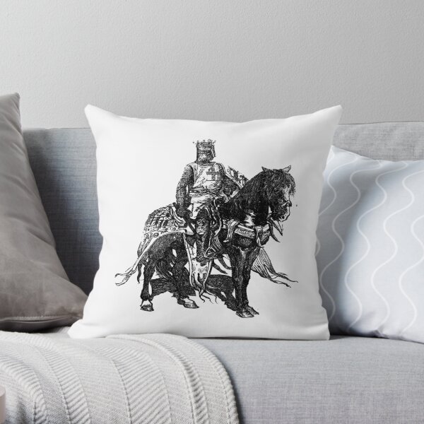 Knights Templar Throw Pillow
