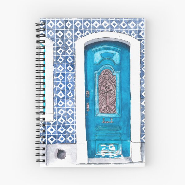 Item preview, Lisbon door watercolor designed and sold by Filipa José.