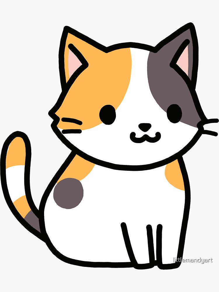 Calico Cat | Vinyl Sticker Calico Cat | Vinyl Sticker