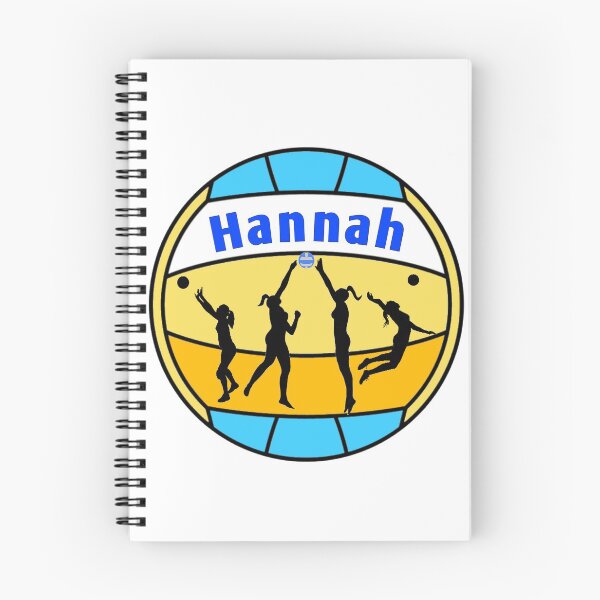 Item preview, Hannah loves volleyball designed and sold by Attiva.