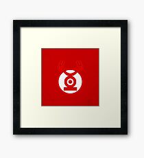 Red Lantern Framed Print