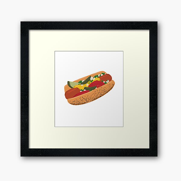 Artikel-Vorschau von Chicago Hot Dog, designt und verkauft von Emily Brady.