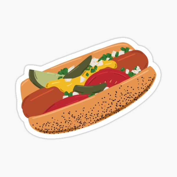 PORTILLOS Eyes on the Fries STICKER decal chicago dog hot dog italian beef 