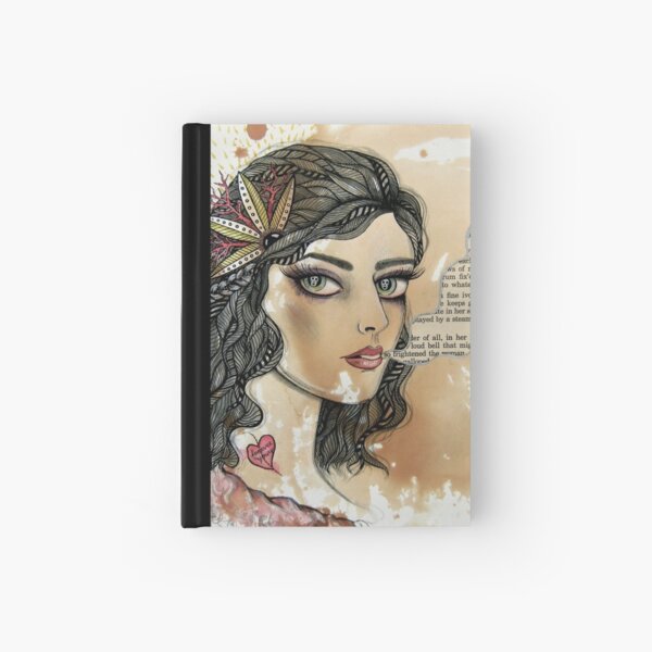 she only exists in ghost stories Hardcover Journal