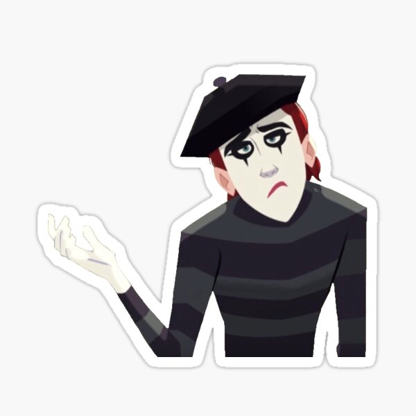 Mime Bomb Sticker