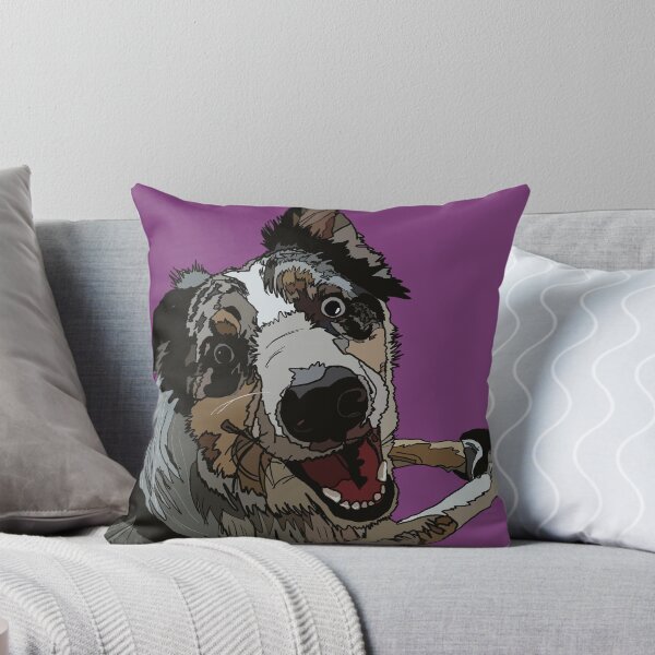 Item preview, Smiling Australian Shepherd designed and sold by Regan Crowley.