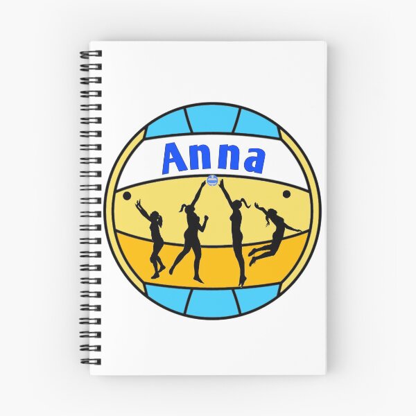 Item preview, Anna loves volleyball  designed and sold by Attiva.