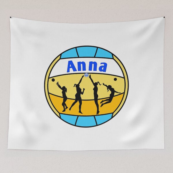 Item preview, Anna loves volleyball  designed and sold by Attiva.
