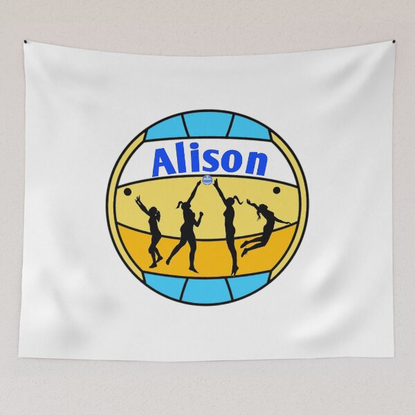 Item preview, Alison loves volleyball  designed and sold by Attiva.