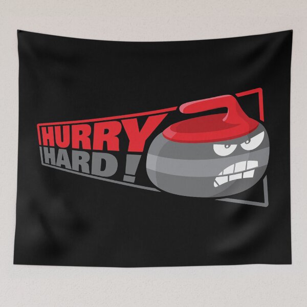 Item preview, Hurry Hard! Curling Stone designed and sold by Tomer139.