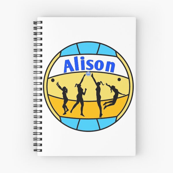 Item preview, Alison loves volleyball  designed and sold by Attiva.