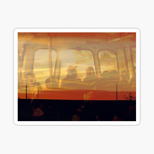 Bus en chaleur Sticker